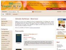 Tablet Screenshot of courantdevie.fr